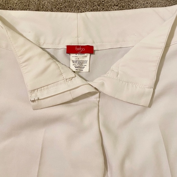 White Beba Cropped Ankle Pants - Picture 4 of 4